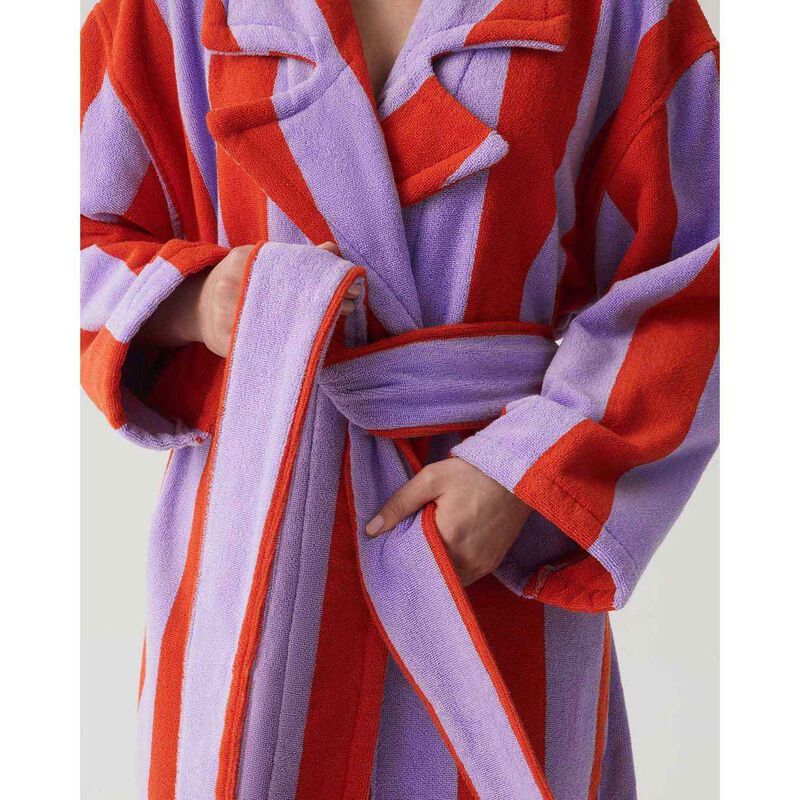 HOMMEY. Stripe Robe image number 1